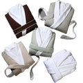 Luxury Spa Hotel  Bathrobe Wholesale Microfiber  Resort Bath Robe for Women 2 Layers Microfiber Spa Hotel Bathrobe