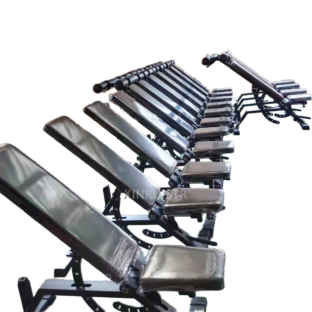 Multi-Functional FID Bench Home and Commercial Gym Equipment Adjustable for Bodybuilding Foldable Made in China