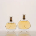 Perfume Glass Bottle  Transparent Container with 30ml 50ml OVAL Shape in Stock