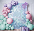 Decoration Wholesale  Wall Wedding Birthday Plastic Sequins Wall Backdrop Hanging Gold Silver Sequins Wall Panels