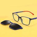 New TR90 Anti Blue Light Blocking Polarized Boy Girl Kids Optical Clip on Sunglasses