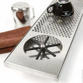 Surface Mount Eco-Friendly Stocked Stainless Steel Glass Rinser Knock Box and More Coffee Bar Accessories 100pcs MOQ MegaBDM