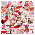 50PCS Small wedding gifts for guest souvenirs romantic dream wedding sticker