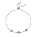 Custom Jewelry 0.9CT Moissanite Bracelet 925 Sterling Silver Gra Certificate Sparkling Moissanite Bracelet for Women