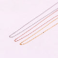 Elegant Stainless Steel DIY Necklace Tiny Lips Shape Chain Link Simple Fashionable Trendy Jewelry Unfading Color Necklace Gifts