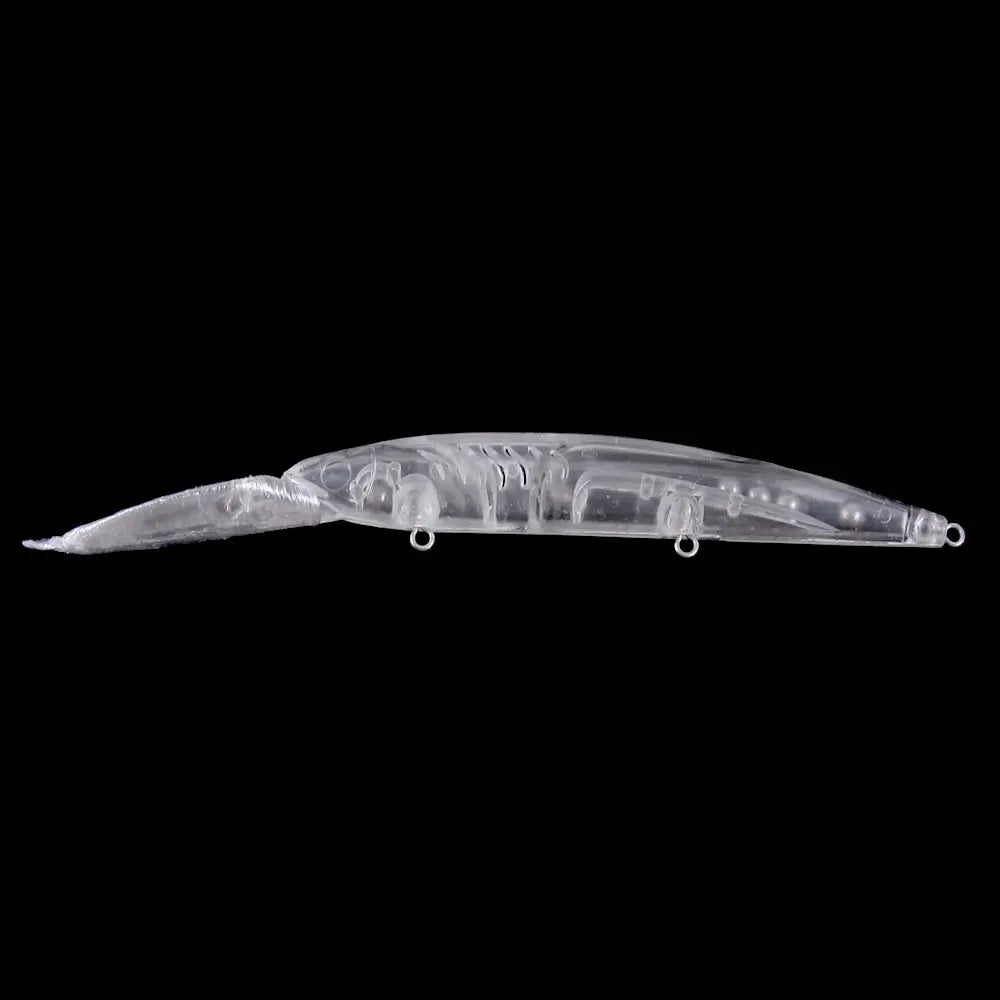 Wholesale MI070-0 15cm 12.8g ABS Hard Plastic Unpainted Blank Minnow Fishing Lures