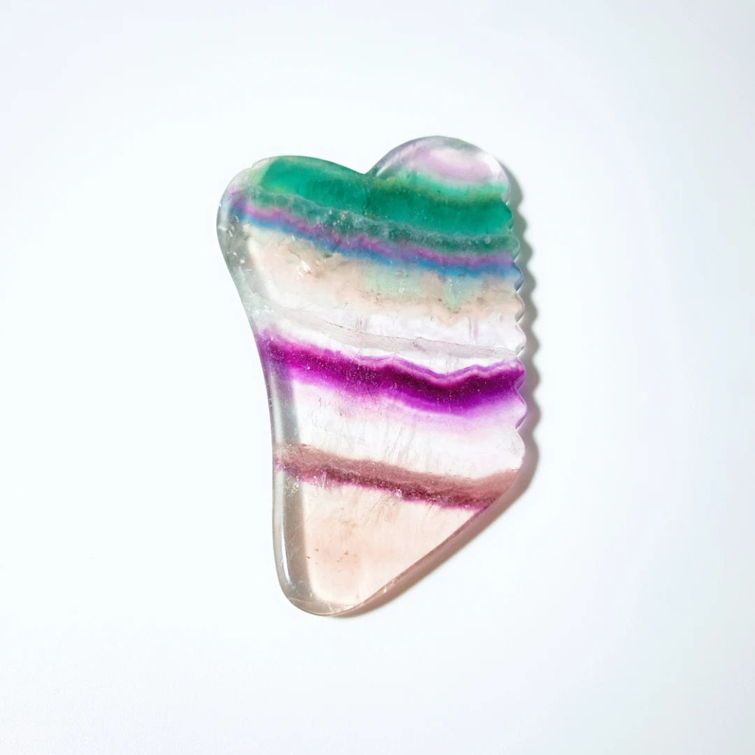 HZ Cheap Facial Body Acupuncture Fluorite GuaSha Board Tool