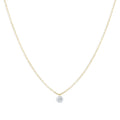 925 Sterling Silver Small Snake Micro Insert Zircon Pendant Necklace Round Colourful Zircon Necklace for Women