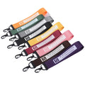 Custom Logo Design Fashion Letter Printing Keyring Pendant Promotional Metal Lanyard Car Keychain