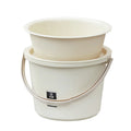 3/4-Inch Portable Water Bucket Wash Basin and Bailer Set Clean Plastic Portable Set for Bathroom Toilet Kitchen