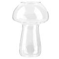 Mushroom Shaped Glass Vase