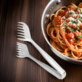 2025 Italian TECHNE 18-10 Mirror Polished Stainless Steel Eco-Friendly Stocked HORECA Spaghetti Tong Ravioli Pasta Serving 1