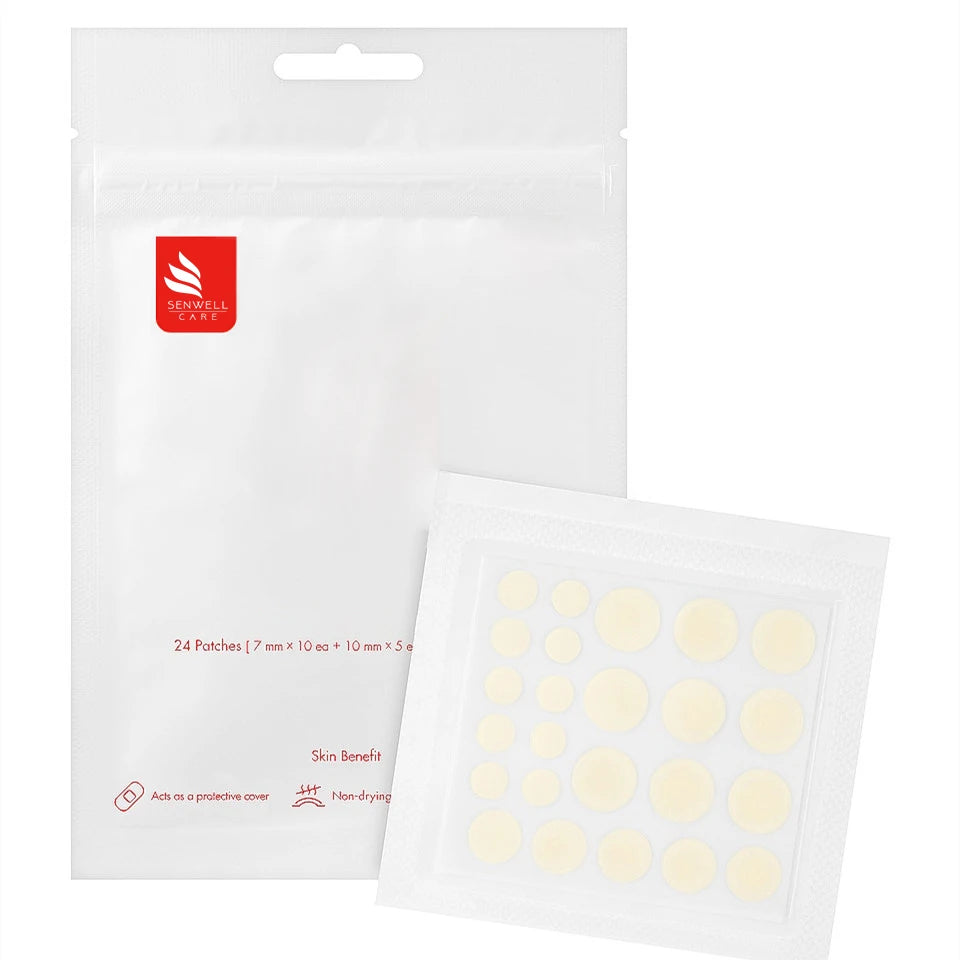 Custom Clear Face Hydrocolloid Strips Dark Skin Acne Spot Healing Remover Large Pimple Patch Blemish