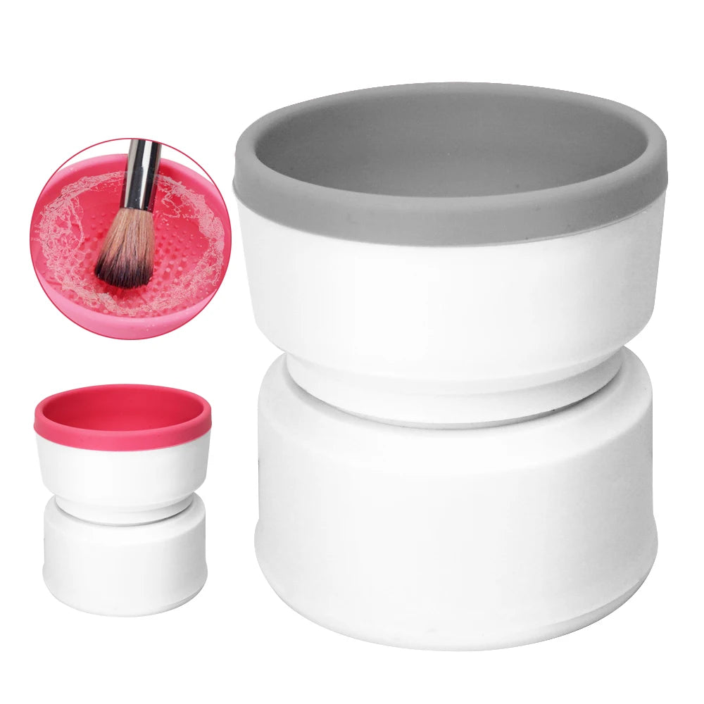 Portable Automatic USB Cosmetic Brushes Cleanser Tool Electric Makeup Brush Cleaner Machine