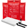 1m X 1m Home Kitchen Fire Retardant Extinguishers Fiberglass Emergency Fire Blanket