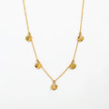 Joolim Jewelry Gold Plated Folds Love Heart Tassel Pendant Choker Necklace Stainless Steel Fashion Jewelry Wholesale