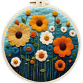 For CHENISTORY 20x20cm DIY Wool Felting Painting Embroidery Frame Digital Canvas Handwork Needle Wool Picture for Customized Gif