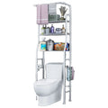 2024 New Class 3-Layer Floor Standing Bathroom Space Saver  Toilet Washing Machine Storage Rack