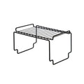 Stackable Powder Coated Iron Black Modern Multifunctional Standing Counter Top Kitchen Organizer Shelf for Dishes and Bowls
