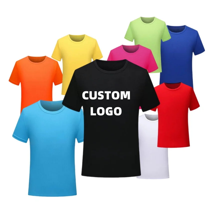 Custom Printing Women Blank Polyester Sport Blouses Tops Unisex Gym Dry Slim Fit Plain T-Shirt for Men
