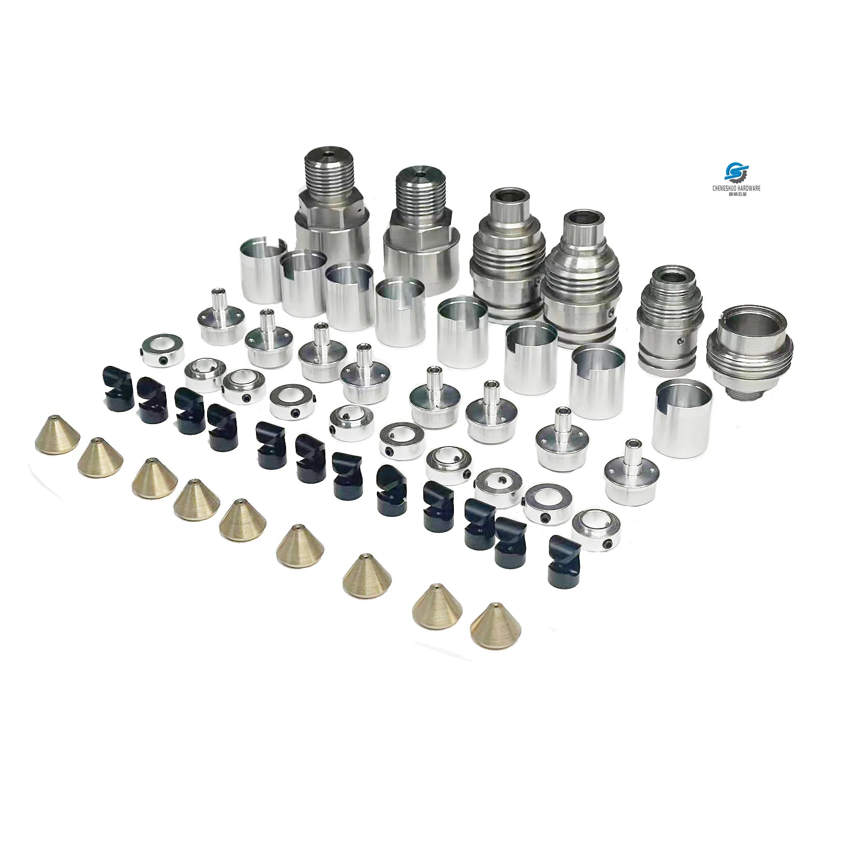Copper Brass Iron Aluminum Stainless Steel Titanium Custom CNC Machining Parts Metal Milling Machined Factory Chengshuo