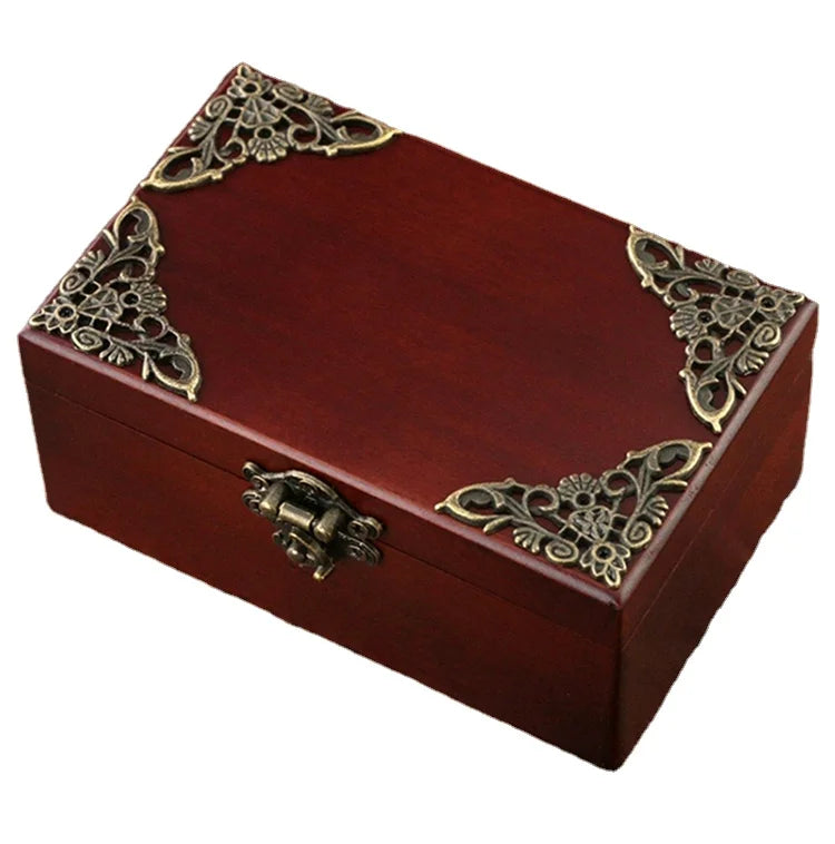 Retro Jewelry Box Music Box Classical Wooden Music Box Creative Gift Gift Wholesale