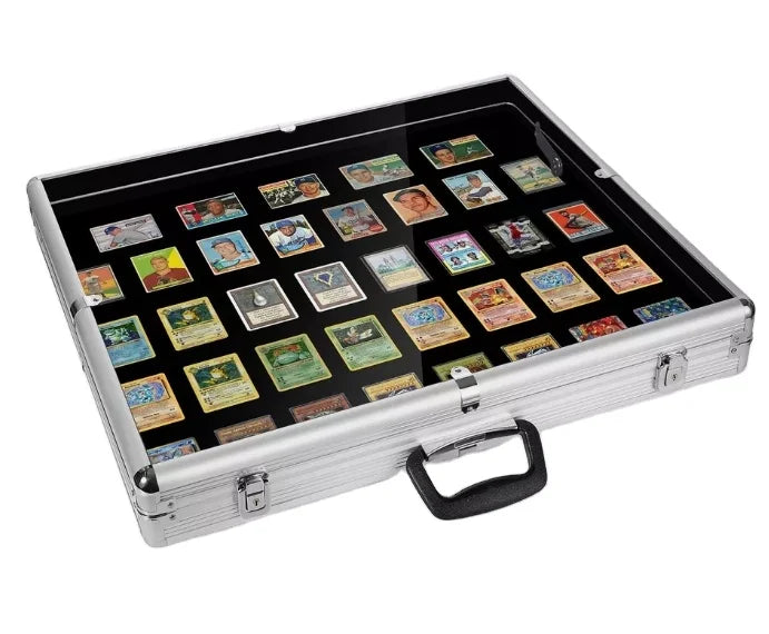 Customizable Aluminum & Acrylic Display Case with Keys for Trade Shows Card & Jewelry Trades-OEM & ODM Supported