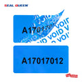 Seal Queen Custom Print Serial Number Transfer Tamper Evident Warranty Seal Security Label Stickers for Box/phone/document Seal