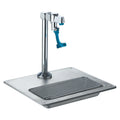 9851 Pedestal Push Back Single Glass Filler Bowl Faucets Water Station Faucets for Coffee Jug Rinser Dipper Well