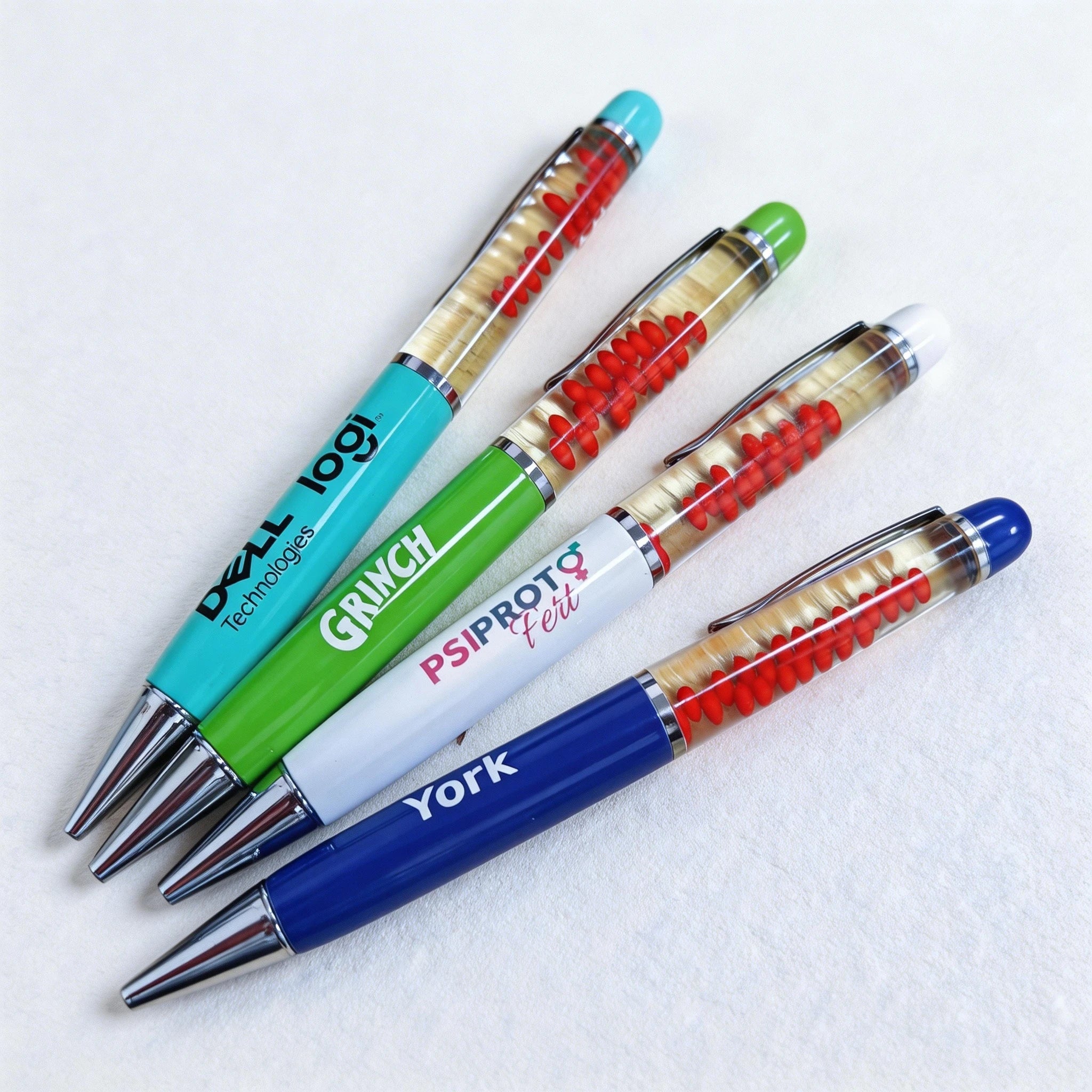 Factory Supply Personalized Customization Sandy Clock Liquid Pen with Hourglass Sandglass Floating Pen