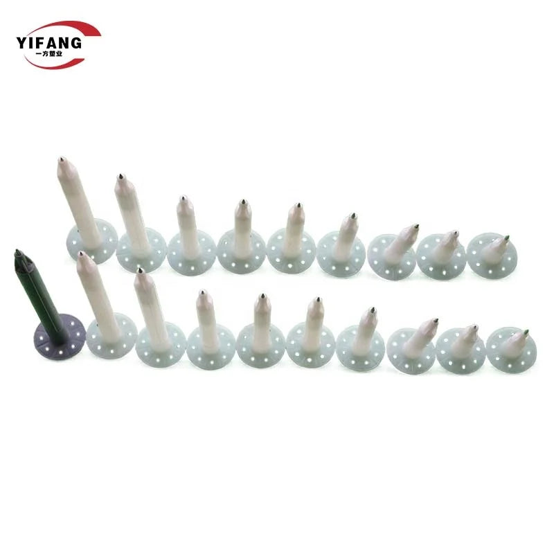 Common Nail Fasteners for Exterior Wall Insulation Smooth Shank Cupped Head for Gas Nail Gun