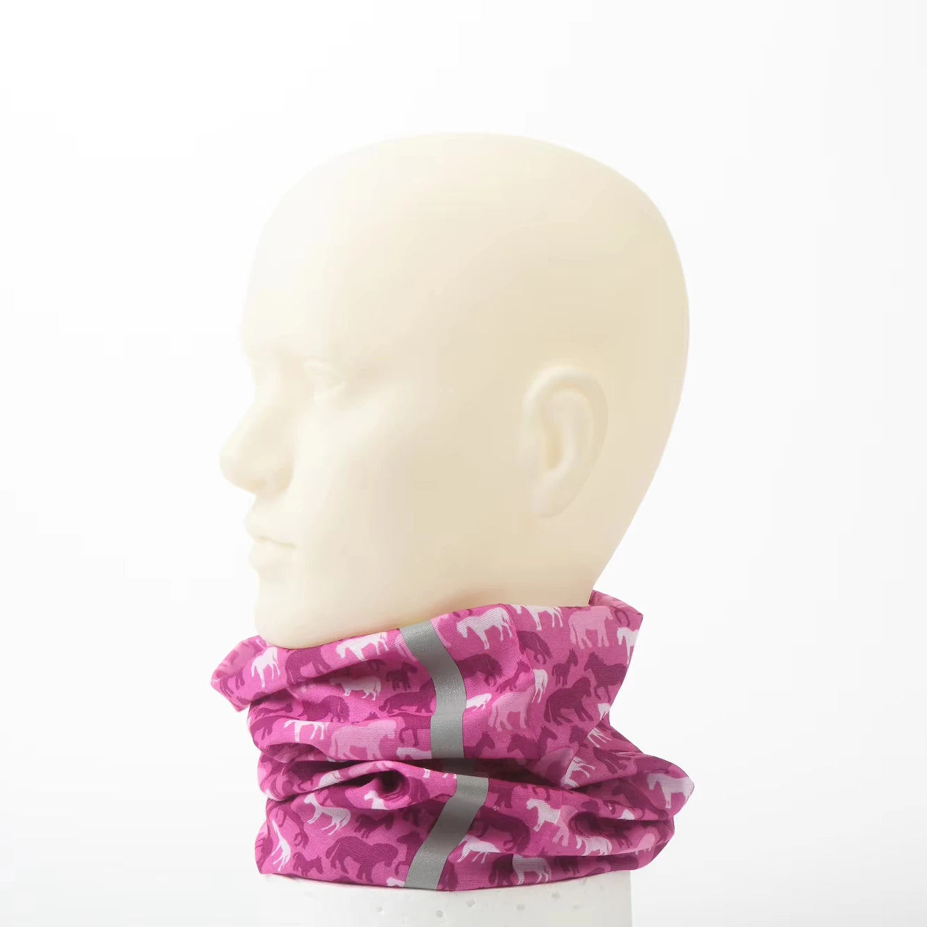 100% Polyester Microfiber Multifunctional Sublimation Printing  Seamless Tube  Reflective Bandana