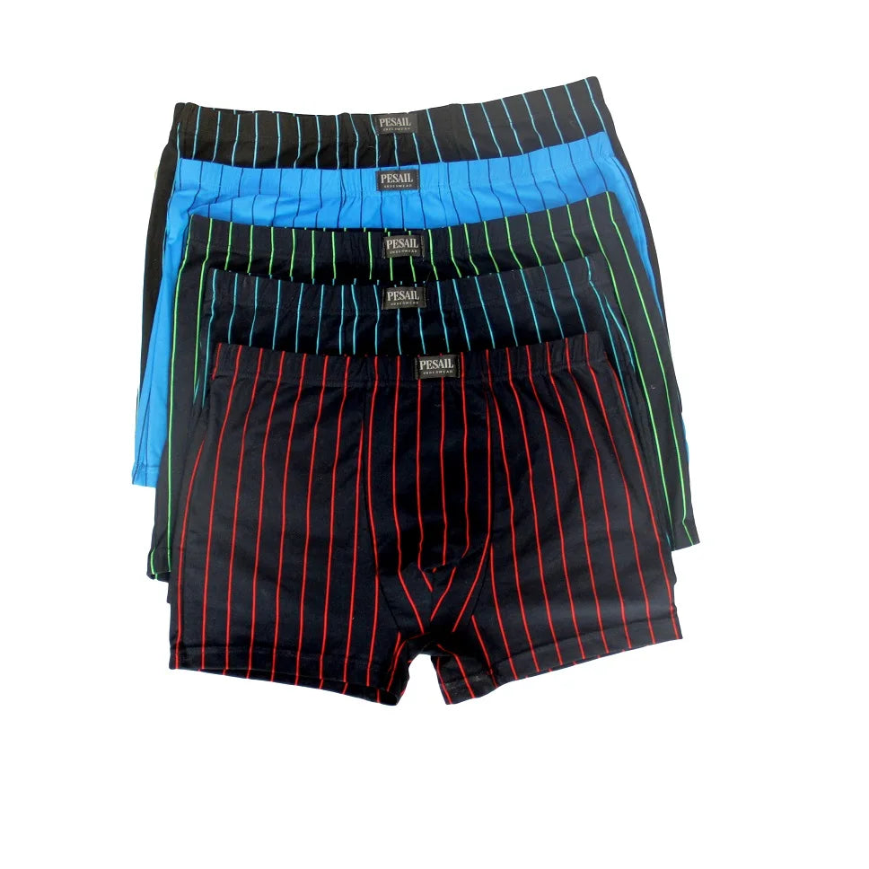 Free Sample Offer Cotton Spandex Men Seamless Underwear Boxers Briefs Your Own Brand Stripped Underwear