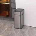 Smart 30L Stainless Steel Kitchen Trash Bin Lid Automatic Sensor for Office Hotel Indoor Use Smart Electronic Type for Bedroom