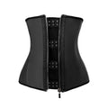 Drop Ship 9 Steel Bone Removal Hook Zipper Belly Slimming Wrap Belt Plus Size Latex Fat Lose Reducing Women Waist Trainer
