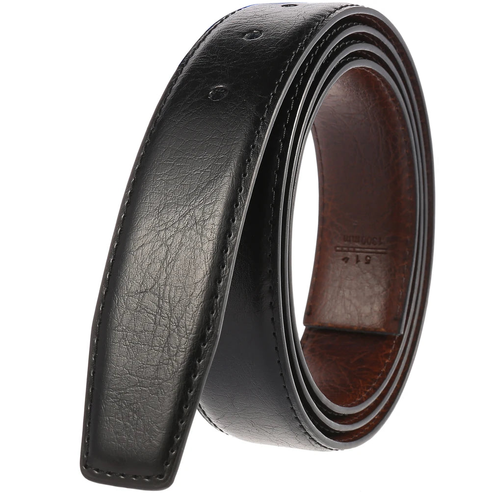 Men's 3.1cm Business Belt Without Buckle LY33-3386
