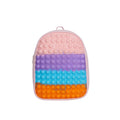 Wholesale Waterproof Fashion Lady Silicone Push Bubbles Children's Backpack School Bags Fidget Toys Printed