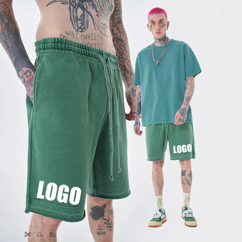 Custom Logo Sweatpants High Quality Sports Joggers French Terry Oversized Sweatshirt Heavy Cotton Grey Gym Joggers for Men