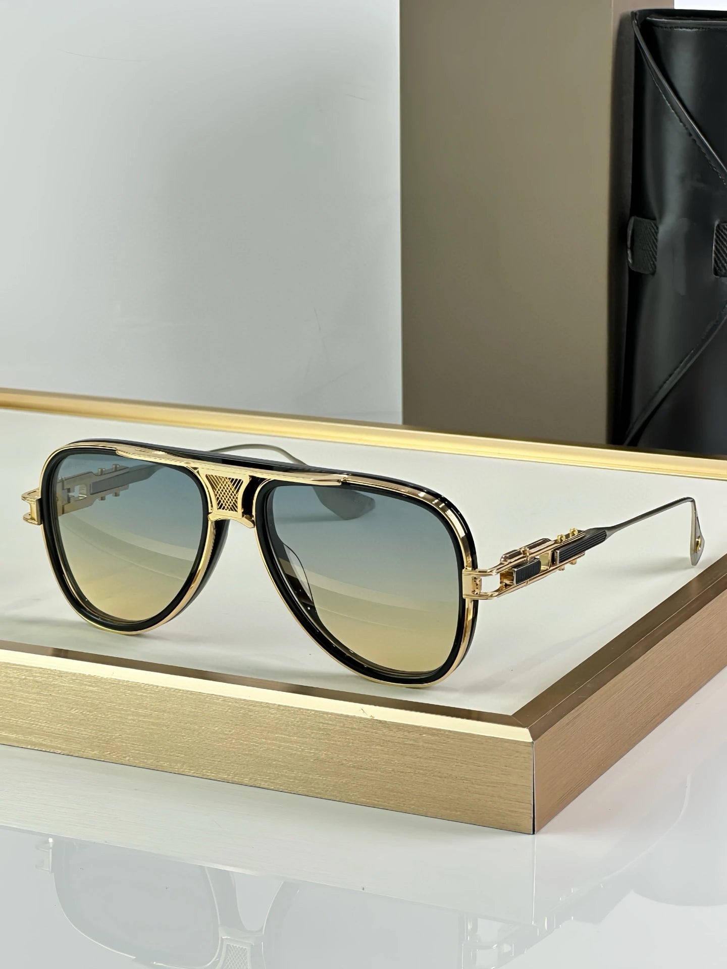 2026Luxury Classic pilot Sunglasses Designer Vintage UV400 Metal Double Bridge Aviation Pilot Sunglasses Vintage Toad Sunglasses