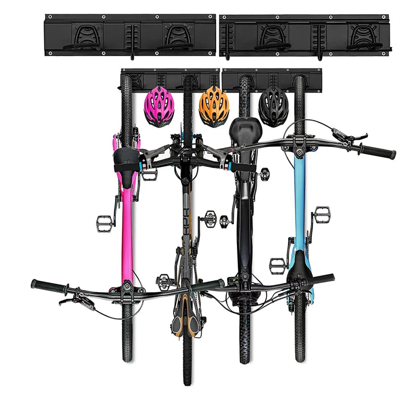 Modern Design 9mm Thick Powder Coated Steel Garage Storage Hooks Bike Storage Rack Vertical Bicycle Hanger Multifunction