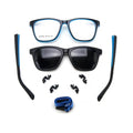 Adjustable Strap Sport Glasses Nano Materials Combined Silicone Wayframe Flexible Optical Frame Clip Polarized Lens 3607 Series