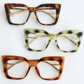 4215 Women Square Anti Blue Light Glasses Eyewears Optical Frame Metal Frame Eyeglasses Spectacles Luxury Eyeglasses Frames