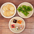 Eco-friendly Biodegradable 3 Compartment Disposable Portioned 100% Sugarcane Bagasse Camping Dinner Plates