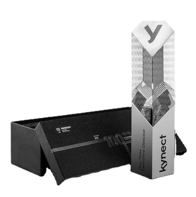 2024 K9 Sports Trophy Customized Glass Trophy World Champion Second Third Place Award Crystal Trophy Cup