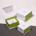 Custom Sliding Drawer Transparent Window Jewelry Box Cardboard Logo Packaging Necklace Crystal Treatment False Eyelash Box