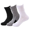 Hot Sale Men's Thick Cushion Crew Socks Anti-Bacterial Athletic Moisture Wicking Work Running Training Summer Socks
