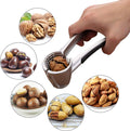 Stainless Steel Nut Cracker Walnut Crackers for Pecans Hazelnut Walnuts Plier Opener Non-slip Nut Kitchen Tools