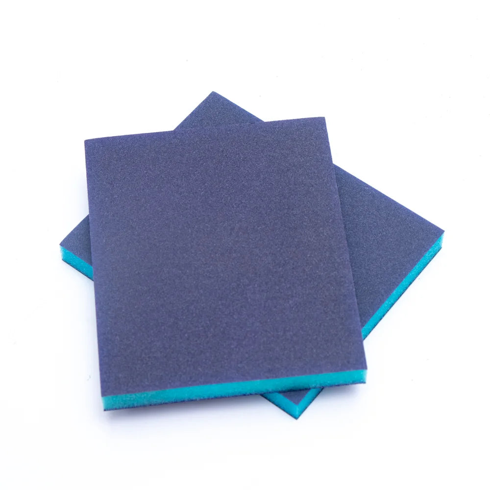 Factory Price Wet Dry 100x120x13mm Sandpaper Blue Hand Cleaning Pad SANDING Sponge OEM/ODM Customizable