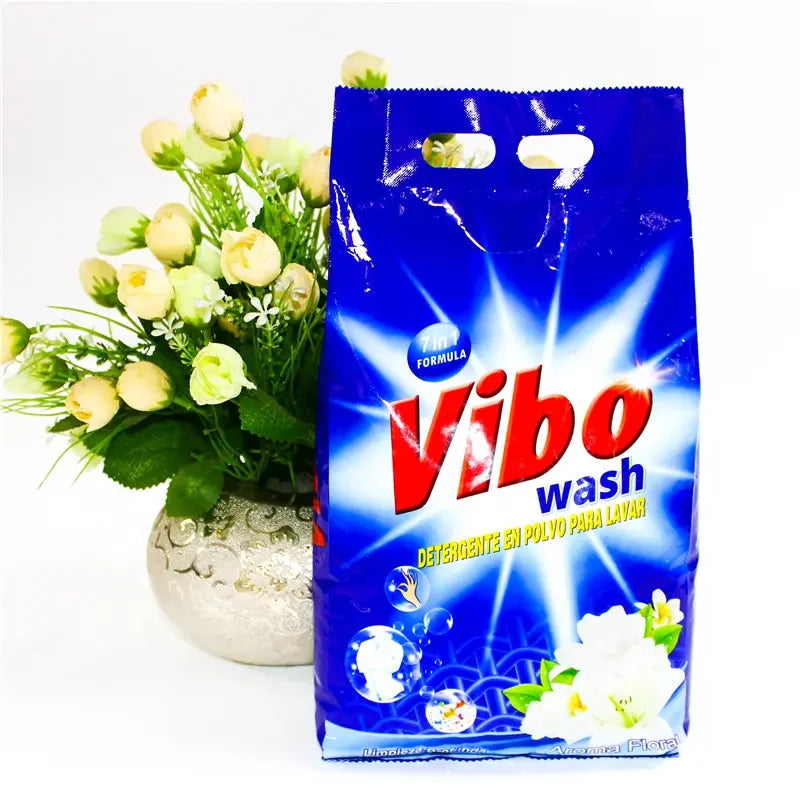 Household Chemicals Safe and Healthy Eco-Friendly Disposable Lavender Scented Laundry Detergent Powder for Apparel