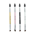Custom Logo Angled Tinting Brush Makeup Eyebrow Brush for Makeup